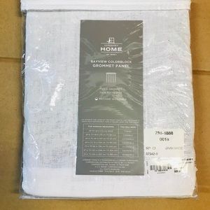 Bayview ColorBlock Grommet Panel 63”L